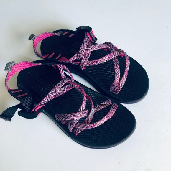Chaco Ecotread ZX1 Girl's Sandal Pink Child's Unisex SZ 3 Outdoor Athletic - Picture 7 of 8